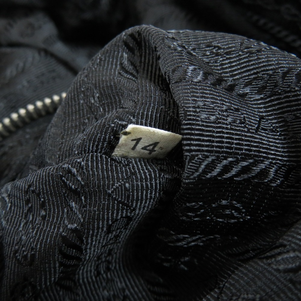 Prada Logo Plate Black Shoulder Crossbody Bag - Picture 7 of 11